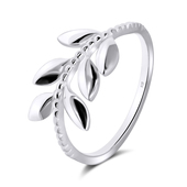 Olive leaves Silver Ring NSR-2604